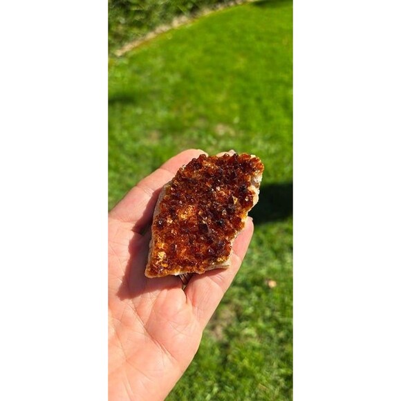 Citrine Crystal Druzy - Picture 3 of 4